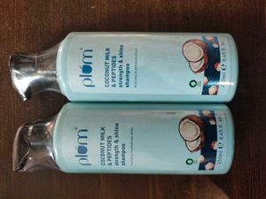 Plum Coconut Milk & Peptides Shampoo Set
