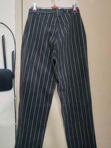 Striped Denim Jeans