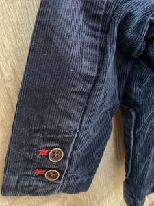 Boys Navy Blue Corduroy Blazer