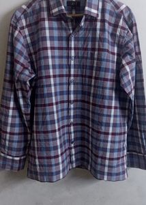 Men's Plaid Button-Up Shirt