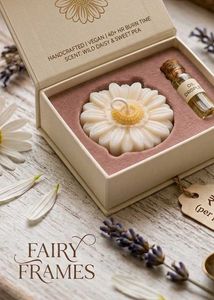 Daisy Flower Candle