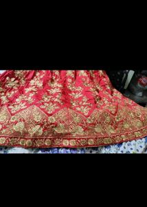 Red &amp; Gold  ethnic gown
