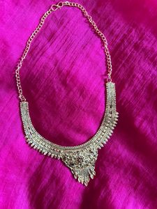 Brass Alloy Gold Plated Necklace