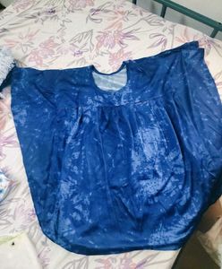 Blue Tie-Dye Top