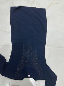 Elegant Embellished Navy Blue Kurta