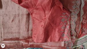 Elegant jimmy choo Embellished Saree