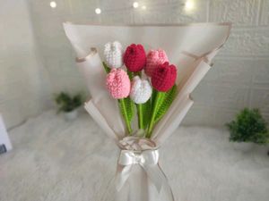Crochet Tulip Bouquet