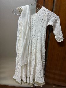 White frock with Embellishments