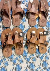 Men's Synthetic Leather Slippers