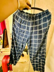 Blue Plaid Button-Down Shirt