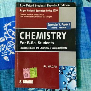 Chemistry Books for B.Sc. Students