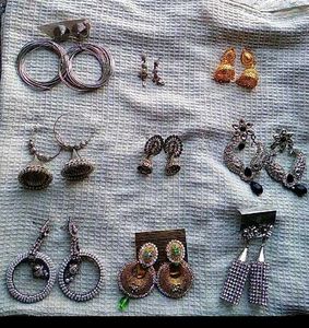 9 earring set