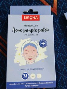 Sirona Hydrocolloid Acne Pimple Patch