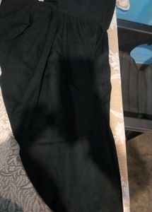 Elegant Black Kurta Set with Red Dupatta