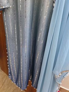 Sparkling Sequined Kurta Set with Dupatta