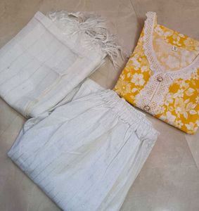 🆕 Floral Kurta Set xs size