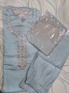 Heavy Handwork Partywear Suit - XXL