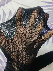 High Waist Grid Net Style Stockings