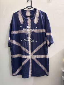 Men's Navy Tie-Dye Graphic T-Shirt