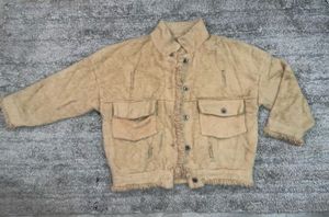 Fuzzy Fringed utility Jacket