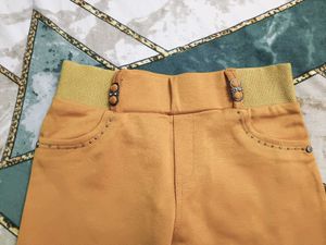 Orange Casual Pants