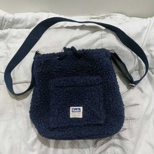 Keds Navy Teddy Bucket Bag