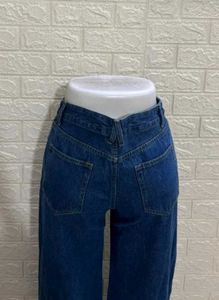 Wide Leg Denim Jeans
