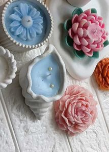 Set of 2 Seashell Scented Soy Wax Candles