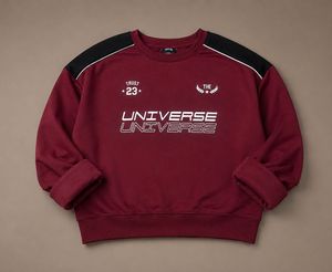 Maroon "Univers" Sweatshirt