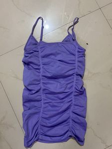 Purple Bodycon Dress