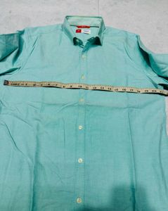 Invictus Men's Aqua Button-Down Shirt