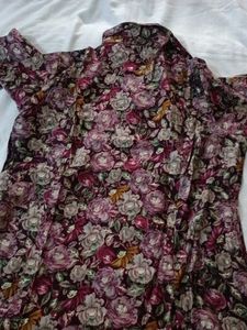 Floral Print co-ord set wine