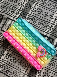 Pop It Rainbow Pencil Case