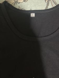 Black Printed T-Shirt