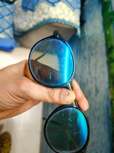 Cool blue tint goggles