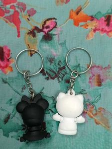 Minnie Mouse &amp; Hello Kitty Keychains