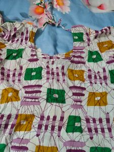 Women's Printed Kurta and Palazzo Set