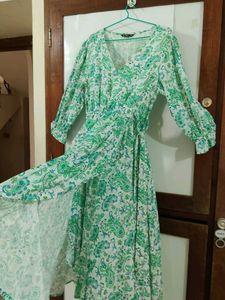 Boho Paisley Print Maxi Dress