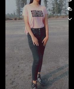 Pink Graphic T-Shirt