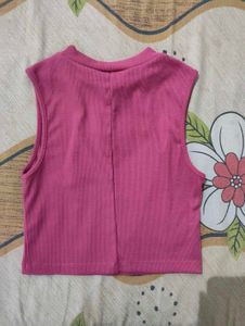 New Pink tokyo talkies S size Crop Top
