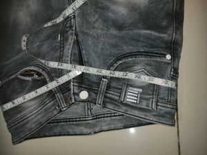 Men's Grey Slim Fit Jeans