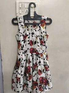 Floral Print Sleeveless Dress