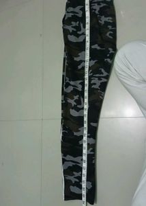 Camouflage Striped Track Pants