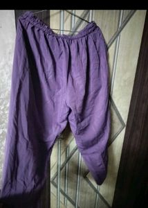 Purple Kurta bottom set