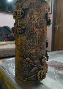 ​✨ Stylish Handmade Brush Holder - Antique Gold De