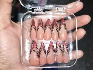 long stiletto press on nails