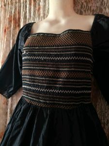 Chic Off-Shoulder Smocked Maxi Dress