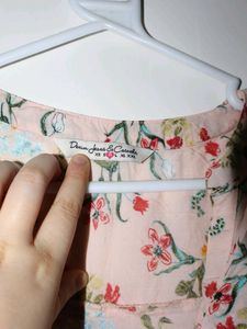 Light Pink Floral Print top