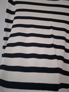Zara Striped Crew Neck Sweater