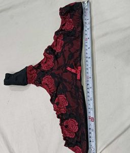 Burgundy 🥰Lace Thong Panty